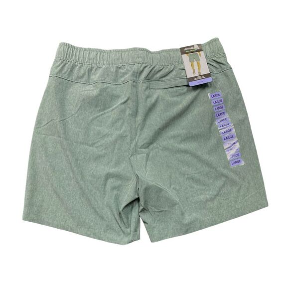 Duck Green - Eddie Bauer Men's Water Repellent Woven Tech Drawstring Waist Pull - Picture 2 of 2